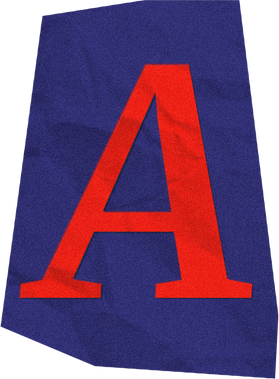 Magazine Letter A Cut Out Paper Texture