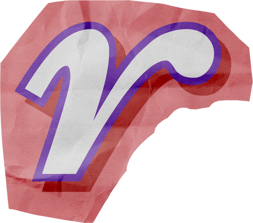 Ransom Cut Out Letter R